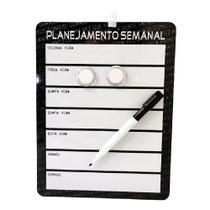 Quadro Magnético Planner de Recados Planejamento Semanal