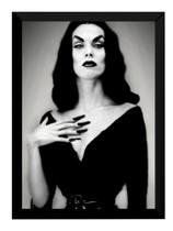 Quadro Maila Nurmi Vampira Horror Poster Moldurado Decoração