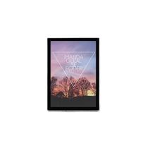 Quadro Manda Geral Se Foder 45X34Cm Com Vidro Moldura Preta