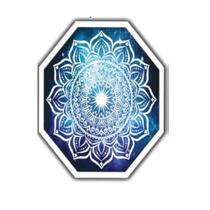 Quadro mandala arvore da vida placa decorativa mdf oitavado