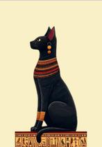 Quadro Mandala Bastet - Deusa Felina do Egito Quadro Mandala Bastet - Deusa Felina do Egito