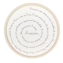 Quadro mandala decorativa duplo pai nosso c/ strass renoir