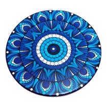 Quadro MANDALA Enfeite de Parede Porcelana Olho Grego CORDA