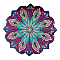 Quadro MANDALA Enfeite DECORAÇÃO Porcelana COLORIDA FLORAL Quadro MANDALA Enfeite DECORAÇÃO Porcelana COLORIDA FLORAL