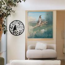 Quadro Mandala Passsarinho Corte a Laser 34cm diametro Quadro Mandala Passsarinho Corte a Laser 34cm diametro