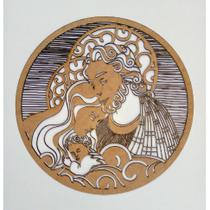 Quadro Mandala Sagrada Familia Arabesco 30cm Quadro Mandala Sagrada Familia Arabesco 30cm