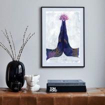 Quadro Mão Namastê Mudra - 60x48cm Quadro Mão Namastê Mudra - 60x48cm