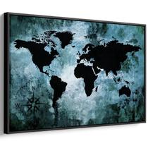 Quadro Mapa Mundi - Horizonte das Águas Profundas