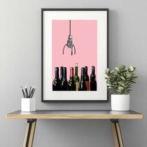 Quadro Máquina De Pegar Vinhos - 60X48Cm Quadro Máquina De Pegar Vinhos - 60X48Cm