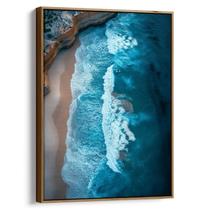Quadro Mar de Espumas e Horizontes Infinitos