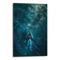 Quadro Mar de Silêncios e Mistérios Profundos