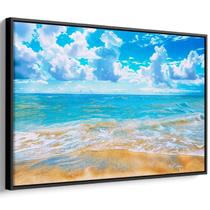 Quadro Mar Ensolarado e Brisas de Tranquilidade Serena Quadro Mar Ensolarado e Brisas de Tranquilidade Serena