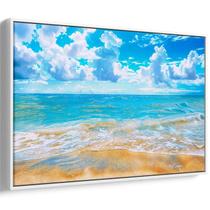 Quadro Mar Ensolarado e Brisas de Tranquilidade Serena