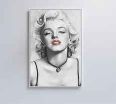 Quadro marilyn monroe batom