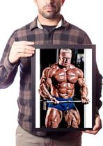 Quadro Markus Ruhl Treino Fisiculturista Decoração Motivação Quadro Markus Ruhl Treino Fisiculturista Decoração Motivação