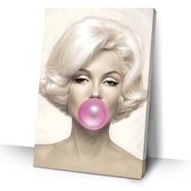 Quadro Marylin Monroe Chiclete Bubble Gum 40x60 Decorativo