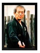 Quadro Masaaki Hatsumi Decorativo Academias Ninjutsu Bujinka - Fanarte
