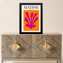 Quadro Matisse - Coral Rosa e Laranja 33x24cm Quadro Matisse - Coral Rosa e Laranja 33x24cm