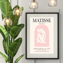 Quadro Matisse Mulher Rosa - 60x48cm