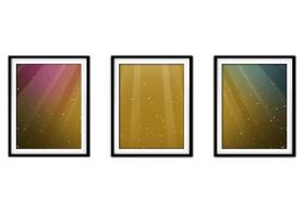 Quadro mdf 30x66 abstrato formas abstratas mod 214