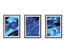 Quadro mdf 30x66 abstrato formas abstratas mod 64