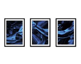 Quadro mdf 45x96 abstrato formas abstratas mod 71