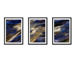 Quadro mdf 55x110 abstrato formas abstratas mod 21