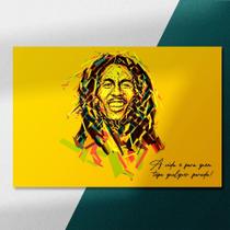 Quadro mdf bob marley