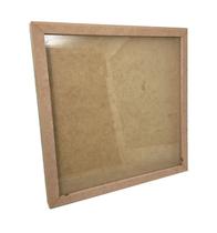 Quadro MDF Com Vidro Liso 33 x 33 cm Para Scrapbook - TOXA