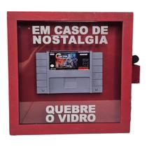 Quadro Mdf Contra 3 Snes Com Martelo Quebre O Vidro - TENDA MEDIEVAL