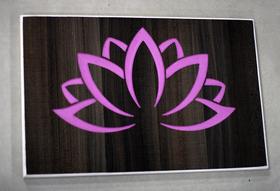 Quadro mdf flor de lótus Quadro mdf flor de lótus