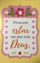 Quadro MDF Grande - Procure Estar Em Paz