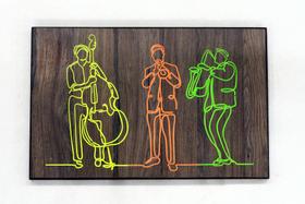 Quadro mdf instrumentistas