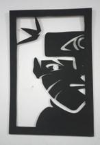 Quadro mdf preto naruto tam 48x71 Quadro mdf preto naruto tam 48x71