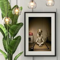 Quadro Meditação Canina - 60X48Cm Quadro Meditação Canina - 60X48Cm
