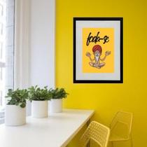 Quadro Meditação Humor - 60X48Cm Quadro Meditação Humor - 60X48Cm