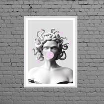 Quadro Medusa Bubble Gum 33x24cm