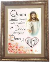 Quadro Mensagens Espirituais, Mod. 01, Tam. 53x43cm. Angelus