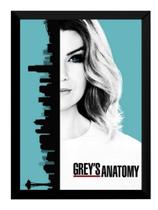 Quadro Meredith Serie Grey's Anatomy Poster Moldurado