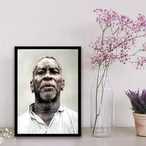 Quadro Mestre Irineu- Santo Daime 33x24cm - com vidro Quadro Mestre Irineu- Santo Daime 33x24cm - com vidro