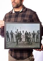 Quadro Mestres Joao Pequeno & J Grande Roda De Capoeira 1968 - Fanarte