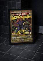Quadro Metro Boomi Creepi C C/ Vidro e Moldura Tam:A4
