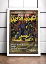 Quadro Metro Boomi Creepi C C/ Vidro e Moldura Tam:A4