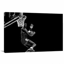 Quadro Michael Basquete decorativo - Tela em Tecido Quadro Michael Basquete decorativo - Tela em Tecido
