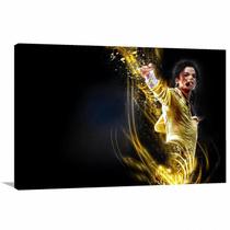 Quadro Michael Jackson Artístico decorativo com Tela em Tecido Quadro Michael Jackson Artístico decorativo com Tela em Tecido
