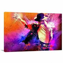Quadro Michael Jackson decorativo Artístico com Tela em Tecido Quadro Michael Jackson decorativo Artístico com Tela em Tecido