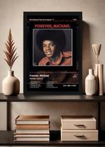 Quadro Michael Jackson Forever, Michael (Dark) Com Vidro Tamanho:21cm x 30cm (A4) Quadro Michael Jackson Forever, Michael (Dark) Com Vidro Tamanho:21cm x 30cm (A4)