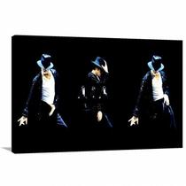 Quadro Michael Jackson Música decorativo com Tela em Tecido