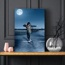 Quadro Michael Jackson Pop decorativo Tela de Tecido Quadro Michael Jackson Pop decorativo Tela de Tecido