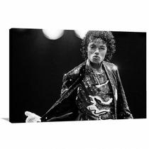 Quadro Michael Jackson Show decorativo com Tela em Tecido Quadro Michael Jackson Show decorativo com Tela em Tecido